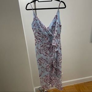 Bardot floral printed midi dress